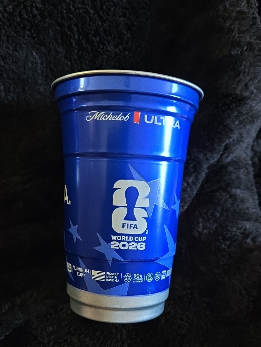 Michelob Ultra Blue FIFA World Cup 2026 Aluminum Cup